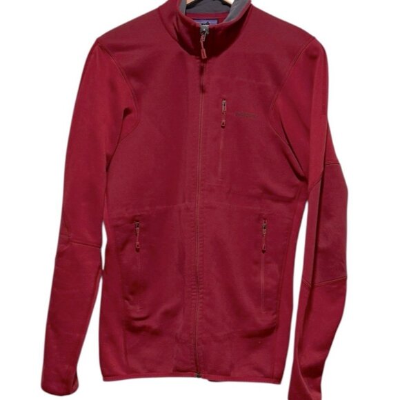 Patagonia Piton Hybrid Red Full Zip Jacket Gorpcore Mens Medium - Picture 1 of 11